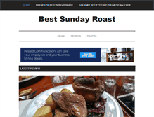 Tablet Screenshot of bestsundayroast.co.uk